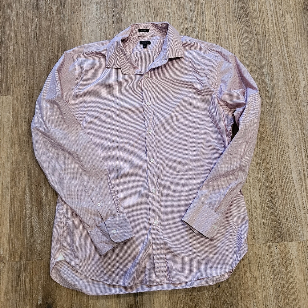 Men J Crew Ludlow Cotton Dress Shirt Size XL